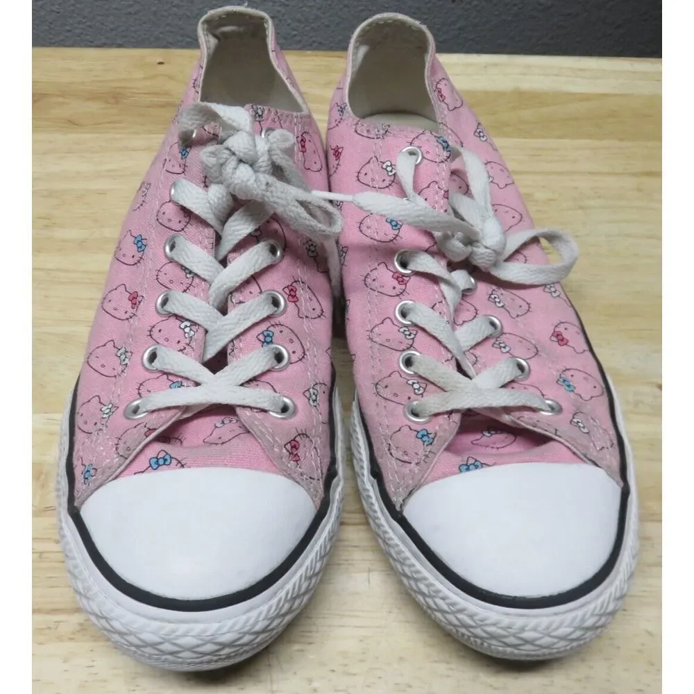 Converse‎ All Star Hello Kitty Junior Girls Size 5 Skateboarding Shoes 664638F